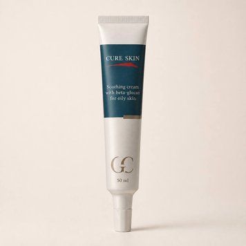CURE SKIN Soothing Cream with Beta-Glucan for Oily Skin &mdash; заспокійливий крем для жирної шкіри з бета-глюканом, 50 мл 510 фото